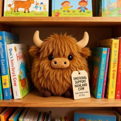 🎅Julförförsäljning 50 % RABATT🎁Emotionellt stöd Highland Cow Plush🎉