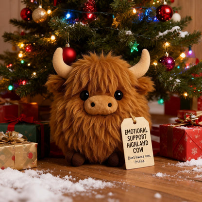 🎅Julförförsäljning 50 % RABATT🎁Emotionellt stöd Highland Cow Plush🎉